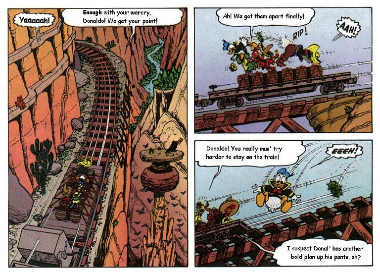 "The Three Caballeros Ride Again", single-part version, page 20