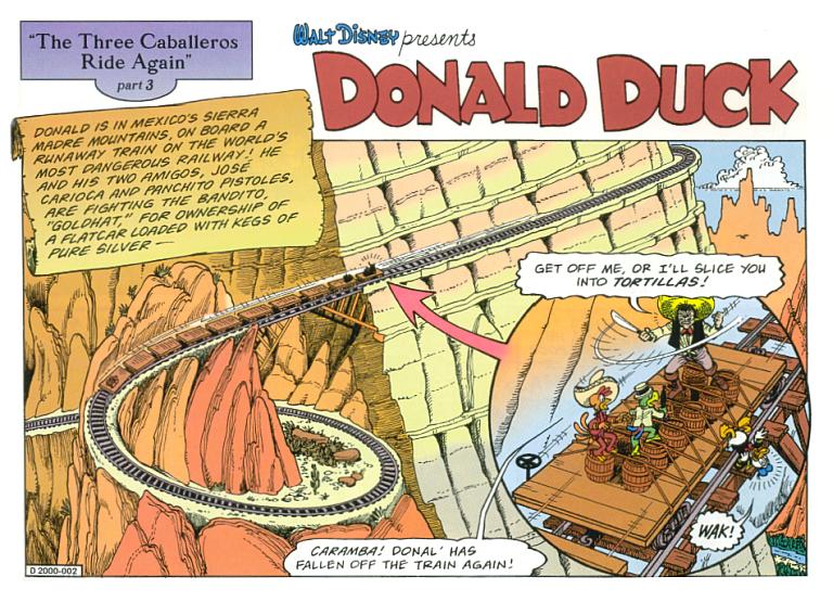 "The Three Caballeros Ride Again", serial version, part 3