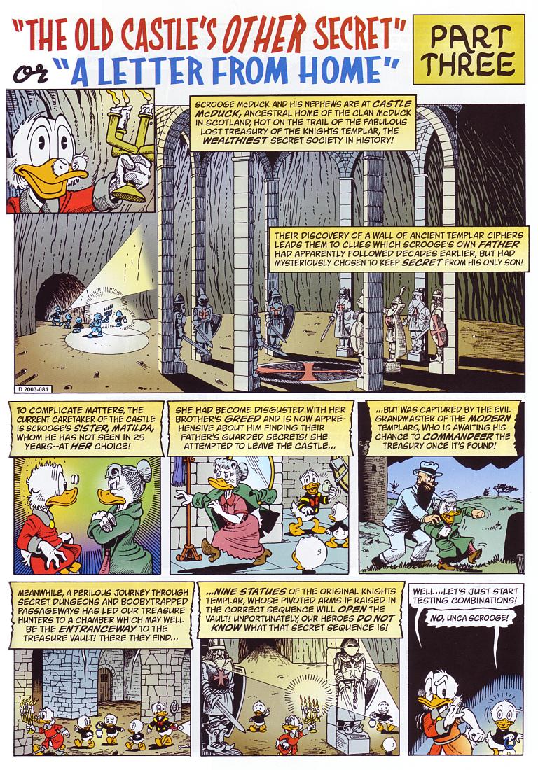 "A Letter From Home or The Old Castle's Other Secret", three-part version - recap-page 2