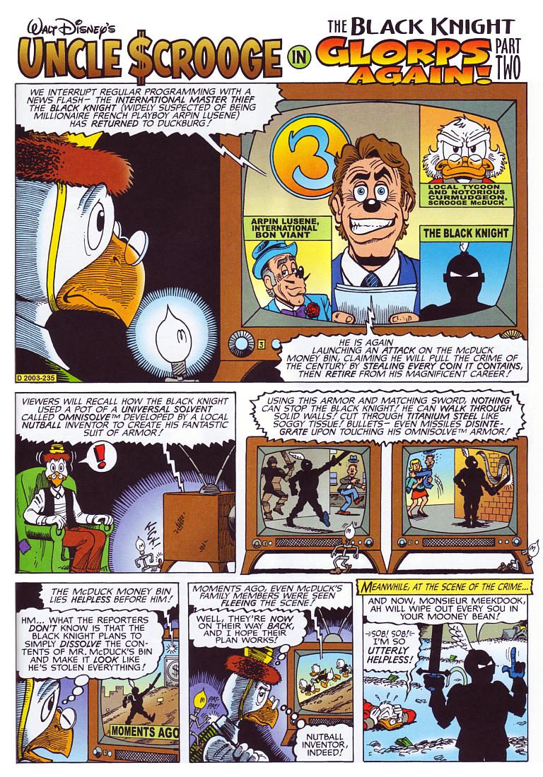 "The Black Knight GLORPS Again!", two-part version - recap-page