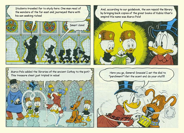 "The Guardians of The Lost Library", European version, page 13