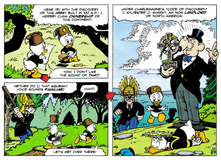 "The Lost Charts of Columbus", single-part version, page 9