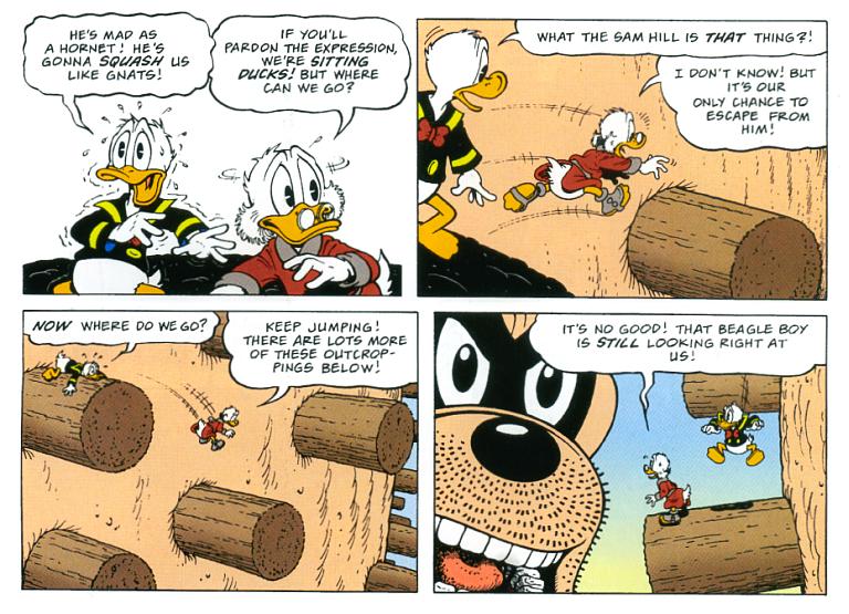 "The Incredible Shrinking Tightwad", single-part version, page 17