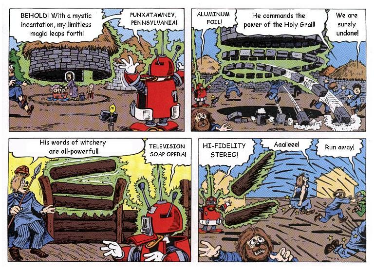 "The Once and Future Duck", single-part version, page 17