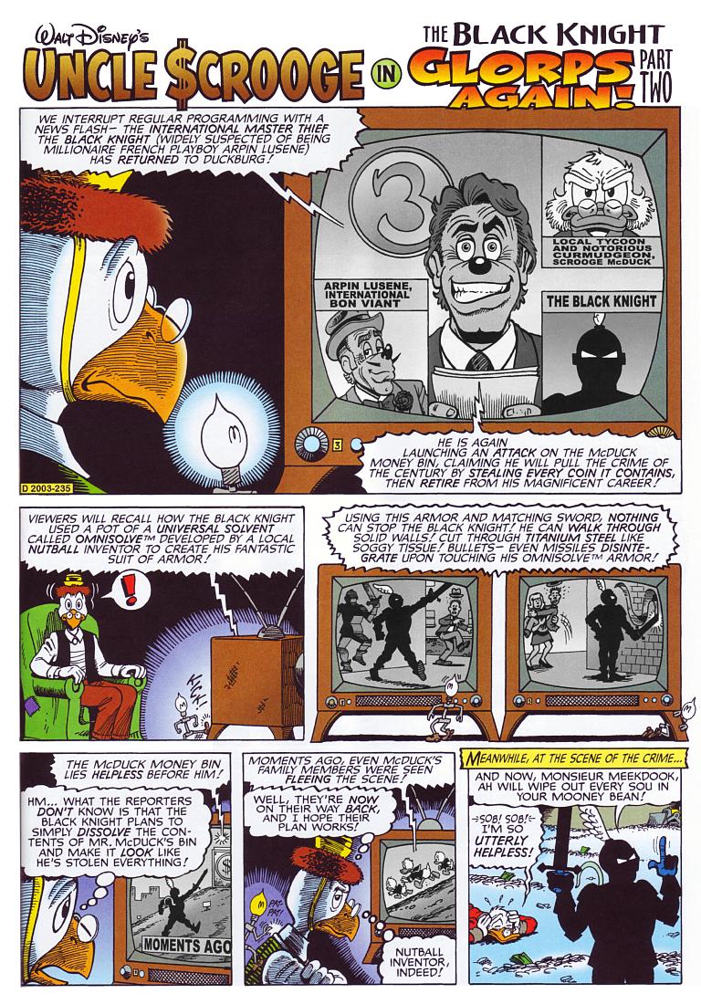 "The Black Knight GLORPS Again!", two-part version - correct coloring